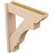 Ekena Millwork 8-in W x 32-in D x 40-in H Balboa Slat Rough Cedar Woodgrain TimberThane Outlooker, Primed Tan OUTUR080X32X40BOA24RCPR - alternate 6